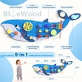 thumbnail image 2 of Tablero de actividades para pared, BlueWood Whale, aprendizaje para niños pequeños, 2 of 7