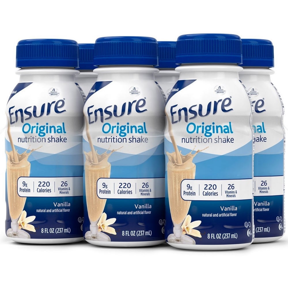 Ensure Original Nutrition Shake, Vanilla 8 oz, 6 ea