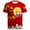 Watermelon Red, variant on Men's Christmas Short Sleeved Crewneck T Shirt for All Occasions Comfortable and Stylish Holiday Apparel