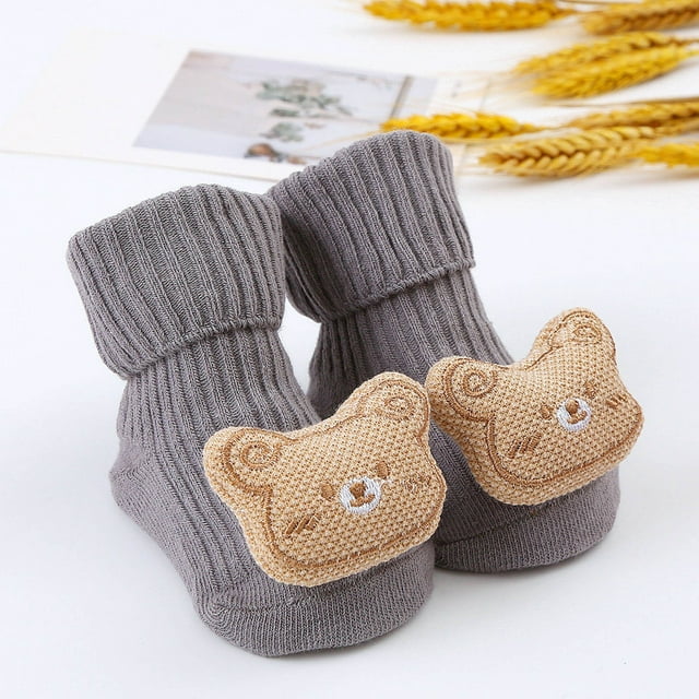 Baby Socks for Knitted Cartoon Pattern Cute Boy Girl Toddler Middle Tube Socks