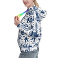 thumbnail image 2 of Lsque Skiing Enthusiast Pattern Casual Women's Hoodie,Hooded Sweatshirt with Kangaroo Pocket,Pullover Hoodie with Eye-catching Drawstrings-X-Large, 2 of 7