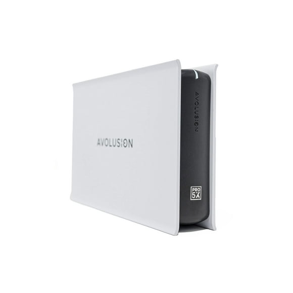 Avolusion PRO-5X (White) 8TB USB 3.0 External gaming Hard Drive for PS5 PS4 game console - 2 Year Warranty