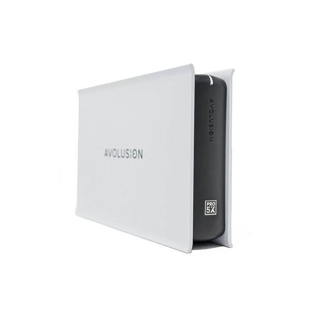 Avolusion PRO-5X (White) 8TB USB 3.0 External gaming Hard Drive for PS5 PS4 game console - 2 Year Warranty