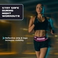 thumbnail image 4 of Riñonera Deportiva E Tronic Edge Negra Ajustable para Correr, Entrenar, Ciclismo y Viajar, 4 of 9