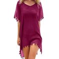 thumbnail image 2 of Ropa de playa para mujer vestido de verano de las señoras Borla Trajes de baño Nituyy GL714-FN24442C1, 2 of 2