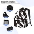 thumbnail image 3 of Easygdp Cow Skin 2 Mochila Casual para Portátil, Mochila para Escuela, Viajes, Negocios, 3 of 6