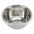 thumbnail image 2 of Stainless Steel Colander, Multifunction Kitchen Strainer With Drain Holes Durable Vegetable Washing Basket For Kitchen Household, 2 of 8