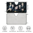 thumbnail image 2 of Stray Kids Windshield Sun Shade - Car Sun Shade Windshield Keeps Interior Cool, Reflector Sunshade, Foldable Sunshade for Car Windshield for Cars, SUVs 51"x28", 2 of 8