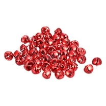 Jingle Bells, 3/8"(10mm) 24 Pack Small Bells for Crafts DIY Christmas, Red