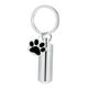 thumbnail image 5 of Llavero de cremación con colgante para mascota, mini urna, llavero cilíndrico, práctico, para cenizas. Plata, 5 of 9