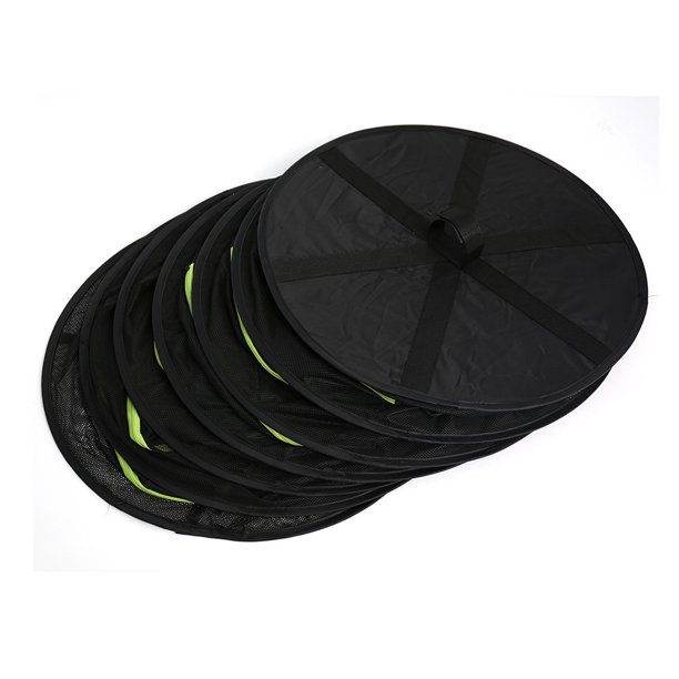 Cateissary Red de secado de múltiples capas Secador de hierbas de malla plegable Estante seco colgante multifuncional 4 capas Almacenamiento y organización del hogar Verde negro 6 capas Cateissary HA000502-06