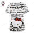 thumbnail image 1 of Uniforme de enfermera con estampado de Hello Kitty para mujer, Blusa de manga corta con dibujos animados para trabajo, uniforme médico, Top Y2K, 1 of 4