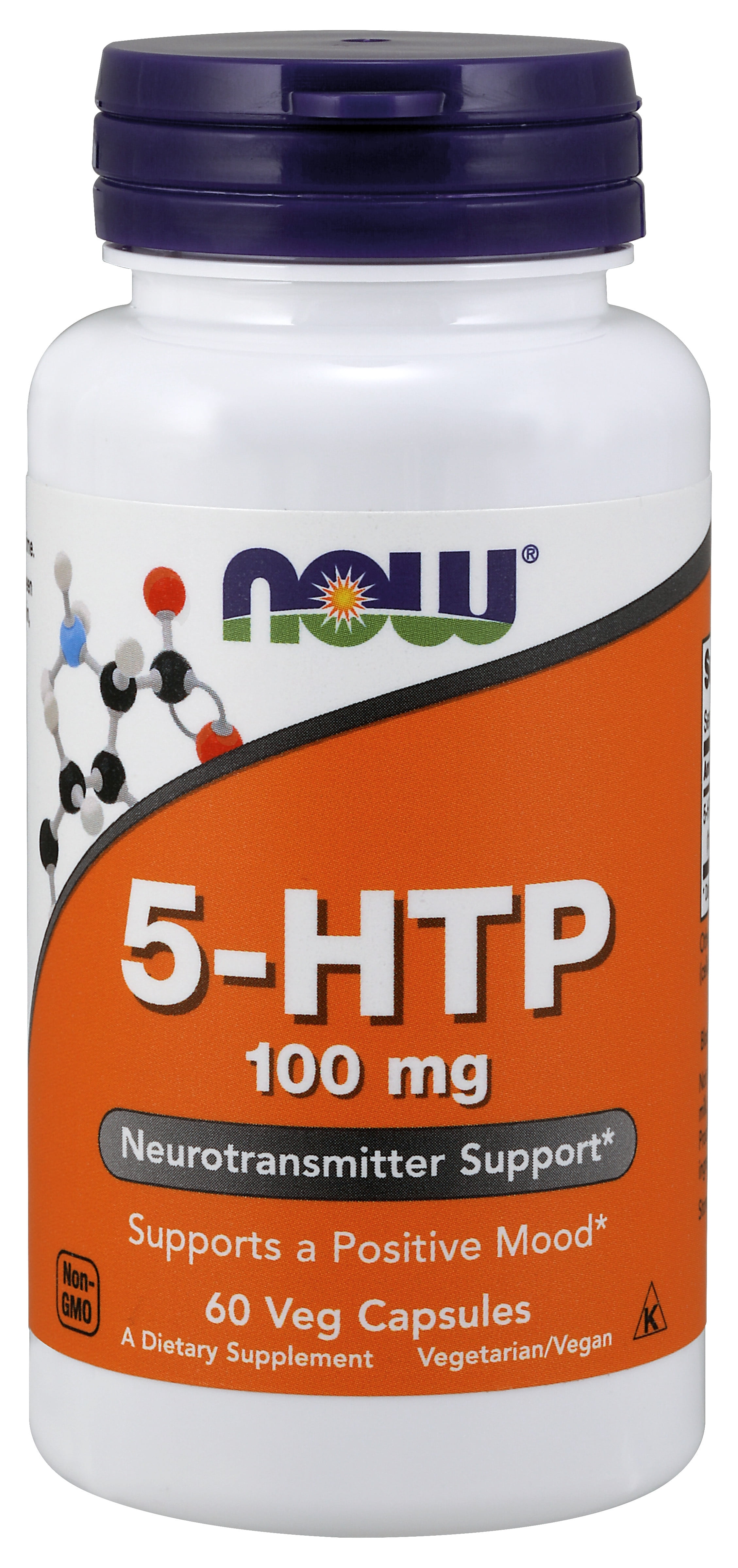 NOW Supplements, 5HTP (5hydroxytryptophan) 100 mg, Neurotransmitter