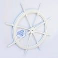 thumbnail image 3 of Wooden Ship Wheel (Full White Painted) - (36 Inches), 3 of 5