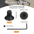 thumbnail image 2 of #6-32 x 1/4 Inch Flat Head Socket Cap Screws Hex Drive Machine Screws with Hex Spanner 20 Pcs, 2 of 7