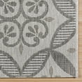 thumbnail image 3 of Solterra Zilah Indoor/ Outdoor Polypropylene Gray Flat Weave Area Rug, 9x13, 3 of 9