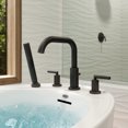 thumbnail image 6 of Jacuzzi Rc95 Contento Deck Mounted Roman Tub Filler - Nickel, 6 of 7