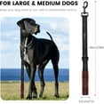 thumbnail image 2 of shiyou-Dog Leash 18in Soft Padded Handle Dog Lead with 3 Reflective Thread for Large Medium Dogs Heavy Duty Dog Rope Double Layer Nylon Pet Leash for Walking Training, 2 of 4