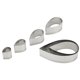 thumbnail image 5 of Rose Cutter Water Drop Shape Fondant Flower Molds Petal Stencils Cookie Cutters Stainless Steel DIY Pastry Baking Decoration, 5 of 10