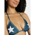 thumbnail image 4 of No Boundaries Lone Star Triangle Bikini Top, Women's XXS-XXL, 4 of 5