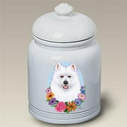 Samoyed TP Ceramic Doggie Treat Jar