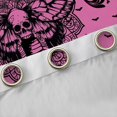 thumbnail image 4 of Castle Fairy Abstract Skull Moth Blackout Curtains Set of 2 (52x84 Each) for Children Teens Adults,Gothic Style Window Curtains,Bohemian Damask Curtains and Drapes,Ultra Soft Home Decor, 4 of 6