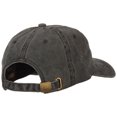 thumbnail image 4 of Oklahoma with Map Outline Embroidered Washed Cotton Twill Cap - Black OSFM, 4 of 5