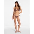 thumbnail image 2 of No Boundaries Polka Dot Triangle Halter Bikini Top, Women's XXS-XXL, 2 of 5