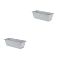 thumbnail image 3 of Macetas Ounissouiy Flores de Resina Jardines Balcón gris claro 43cm*19cm*15cm 2Conjunto, 3 of 6