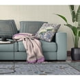 thumbnail image 5 of Three Roses with Butterfly Indoor/Outdoor Fabric Pillow Zipped -Green Gray 18", 5 of 5