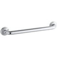 thumbnail image 1 of KOHLER K-10541-S Traditional 18-Inch Grab Bar, Polished Stainless, 1 of 1