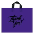 thumbnail image 3 of Large Thank You Merchandise Bag with Loop Handle, Female Boutique Bag 20x15 Infinite Pack - Purple 60, 3 of 5