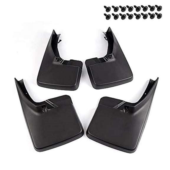 Front & Rear Mud Flaps Splash Guard Wheel Mudguards Kit Fit for 2009-2018 Dodge Ram 1500 2500 3500