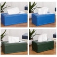 thumbnail image 4 of Household Faux Leather Tissue Box Storage Case Hotel Restaurant Paper Dispenser, 4 of 8