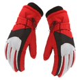 thumbnail image 4 of Black Niños Niños Invierno Espesar Cálido Montaña Snowboard Guantes de esquí A prueba de viento Impermeable Dedo completo Mitones para deportes al aire libre Esquí Ciclismo Montar, 4 of 5