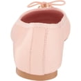 thumbnail image 3 of Steve Madden Blossoms Ballet Pink Slip On Pointed Toe Bow Detail Ballet Flats (Ballet Pink, 8), 3 of 9