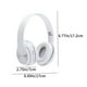 thumbnail image 3 of Auriculares inalámbricos Bluetooth montados en la cabeza | Chip 5.0 | Reducción de ruido | Sonido estéreo de alta definición | Batería de 6-8 horas | Comodidad ajustable | Multidispositivo | Alcance, 3 of 6