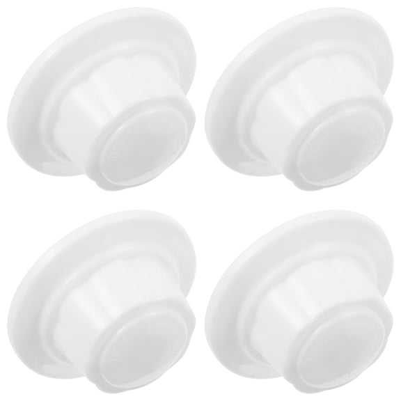 OUNONA 4Pcs Universal Fan Nut Caps Plastic Replacement Fan Fittings White for Daily Use
