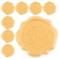 thumbnail image 1 of MasteelfCA 10pcs Wax Seal Sticker Envelope Seal Sticker Retro Decorative Stamp Sticker, 1 of 8