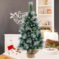 thumbnail image 4 of Costway 1 PCS 3 FT Artificial Christmas Tree with 98 Branch Tips Pine Needles Eucalyptus Leaves, 4 of 9