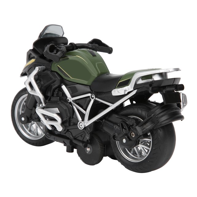 Alloy Motorcycle Toy,, Simulation Model Motorcycle Model, Children Motorcycle Model, Motorbike Toy 1:14 Alloy For Kids For Decoration For Gifts For Collections Green
