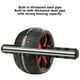 thumbnail image 4 of Rueda Abdominal, Equipo De Ejercicio Para El Torso, Acero Resistente, Rueda De 60 Cm (24 Pulgadas), Diseo Porttil, Para Entrenamientos En Casa O En El Gimnasio, Paquete De 1, Negro, UKHBMC, 4 of 8