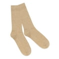 thumbnail image 2 of LAVA 3 Pairs Crew Socks for Men Women Ultra Soft Breathable Cotton Dress Socks Cotton Sock Size 11-13 (Khaki), 2 of 10
