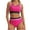 Hot Pink, variant on Plus Size High Waisted Tankini Womens Swimsuits Two Piece Boho Swimsuit Tankini Swimsuits 2 Piece Swimsuit Sale 9.99 Women