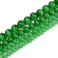 thumbnail image 3 of K-KED Dark Green Cat's Eye Smooth Round Beads Size 6mm 8mm 10mm 12mm 15.5'' Strand-12mm, 3 of 6