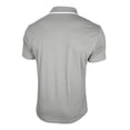 thumbnail image 6 of Curuila Mens T Shirt Classic Short Sleeve Pocket Lapel Zipper Solid Color Comfortable Fashion Tops Light Gray Size 3Xl, 6 of 6
