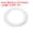 White, variant on Uxcell 3/16" x 9.84Ft Split Sleeve Wire Loom Self Wrapping Braided Sleeve Fireproof Sleeving Black