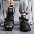 thumbnail image 3 of Men'S High-Top Sports Shoes for Outdoor Travel, Stylish Walking Shoes Suitable for All Seasons, Versatile Lace-Up Skate Shoes That Are Comfortable And Durable, Available in Large Sizes 39-47, 3 of 9