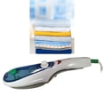 thumbnail image 5 of Handheld Steam Iron Portable Electric Garment Clothes Steam Ironing Machine for Home Travel EU Plug 220V Blue, 5 of 5