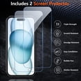 thumbnail image 6 of Shockproof iPhone 15/14/13 Case,15 FT Military Grade Drop Protection, 6 of 7